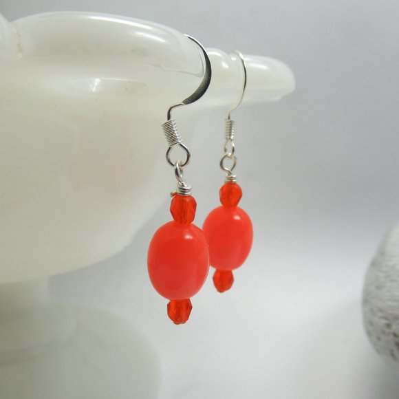 Czech Glass bead earrings - Picture 4 of 10